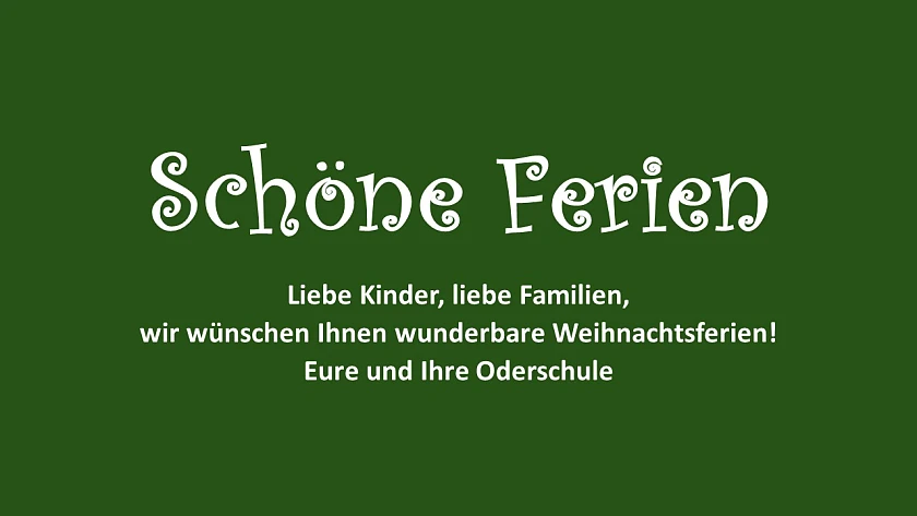 Gruß an die Eltern und Kinder